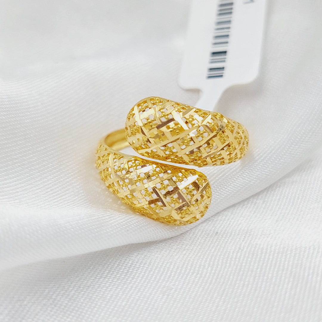 21K Gold Fancy Ring by Saeed Jewelry - Image 2