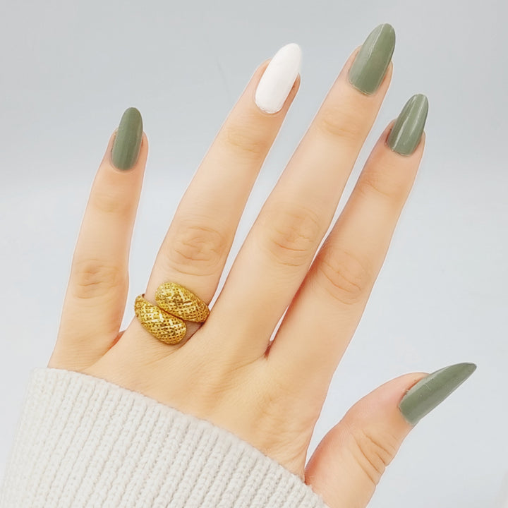 21K Gold Fancy Ring by Saeed Jewelry - Image 6