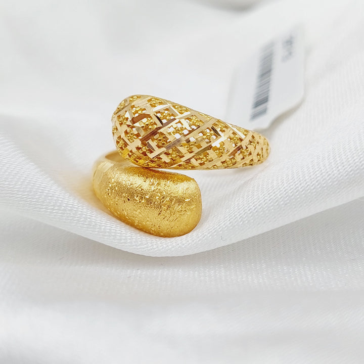 21K Gold Fancy Ring by Saeed Jewelry - Image 4