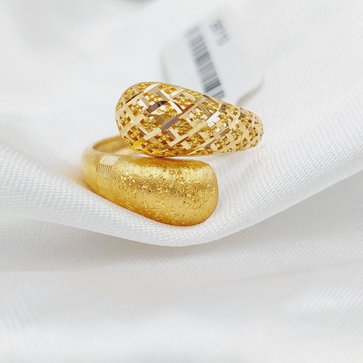 21K Gold Fancy Ring by Saeed Jewelry - Image 1