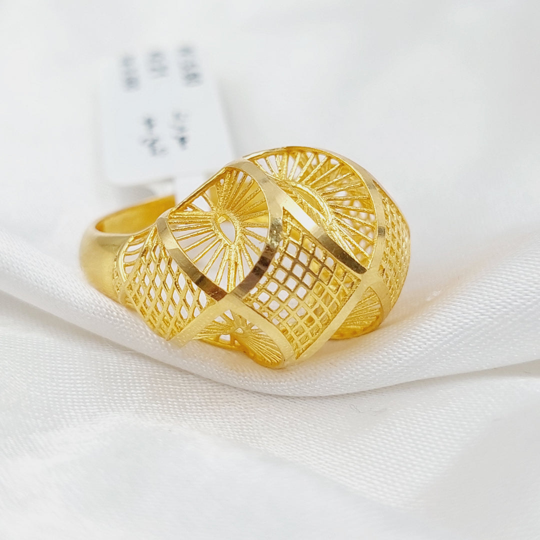 21K Gold Fancy Ring by Saeed Jewelry - Image 1