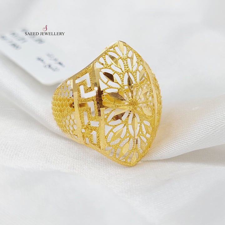 21K Gold Fancy Ring by Saeed Jewelry - Image 2