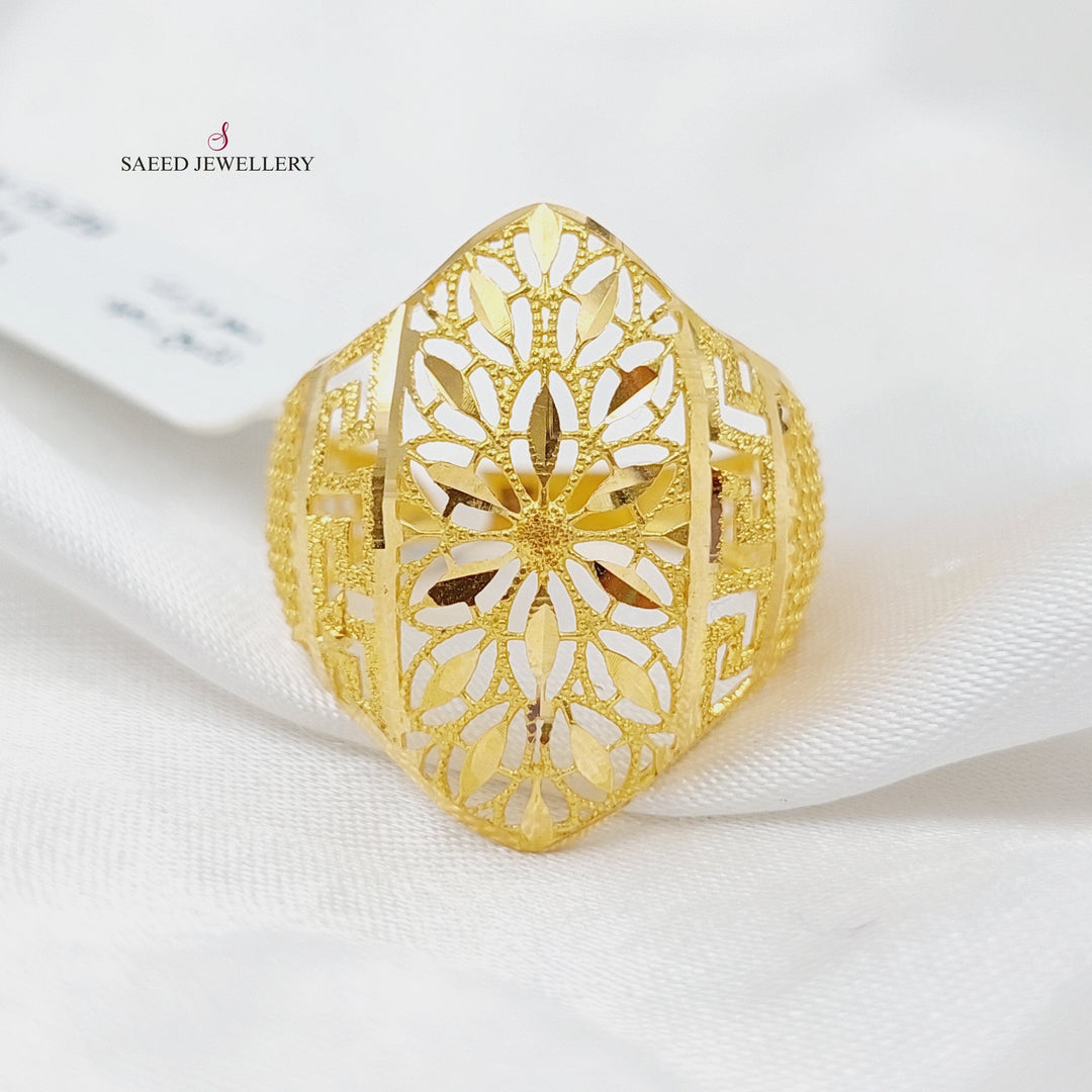 21K Gold Fancy Ring by Saeed Jewelry - Image 1