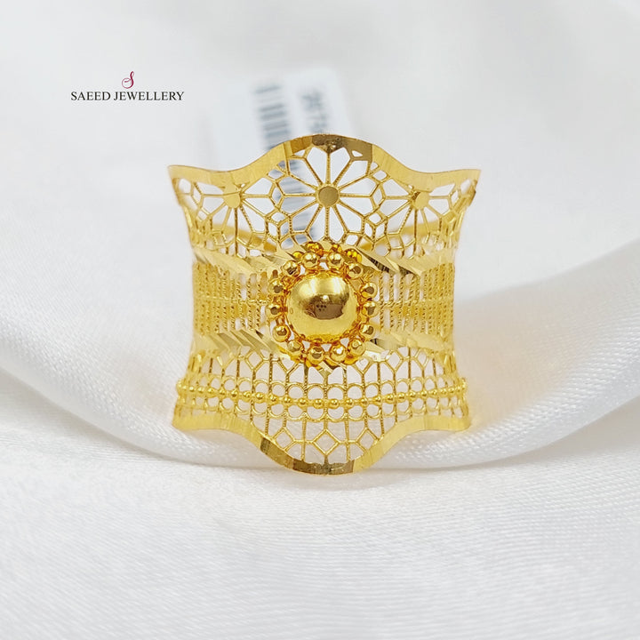 21K Gold Fancy Ring by Saeed Jewelry - Image 2