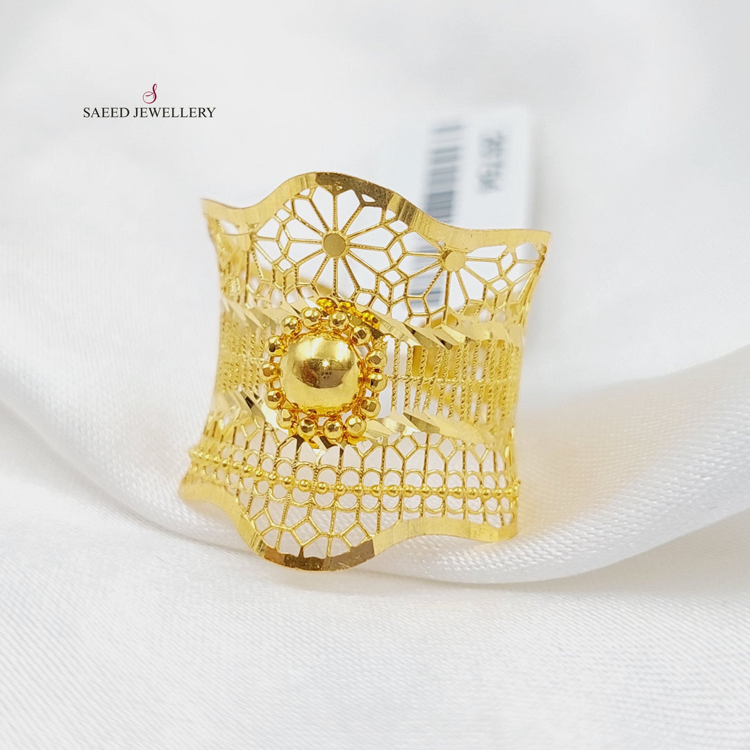 21K Gold Fancy Ring by Saeed Jewelry - Image 1