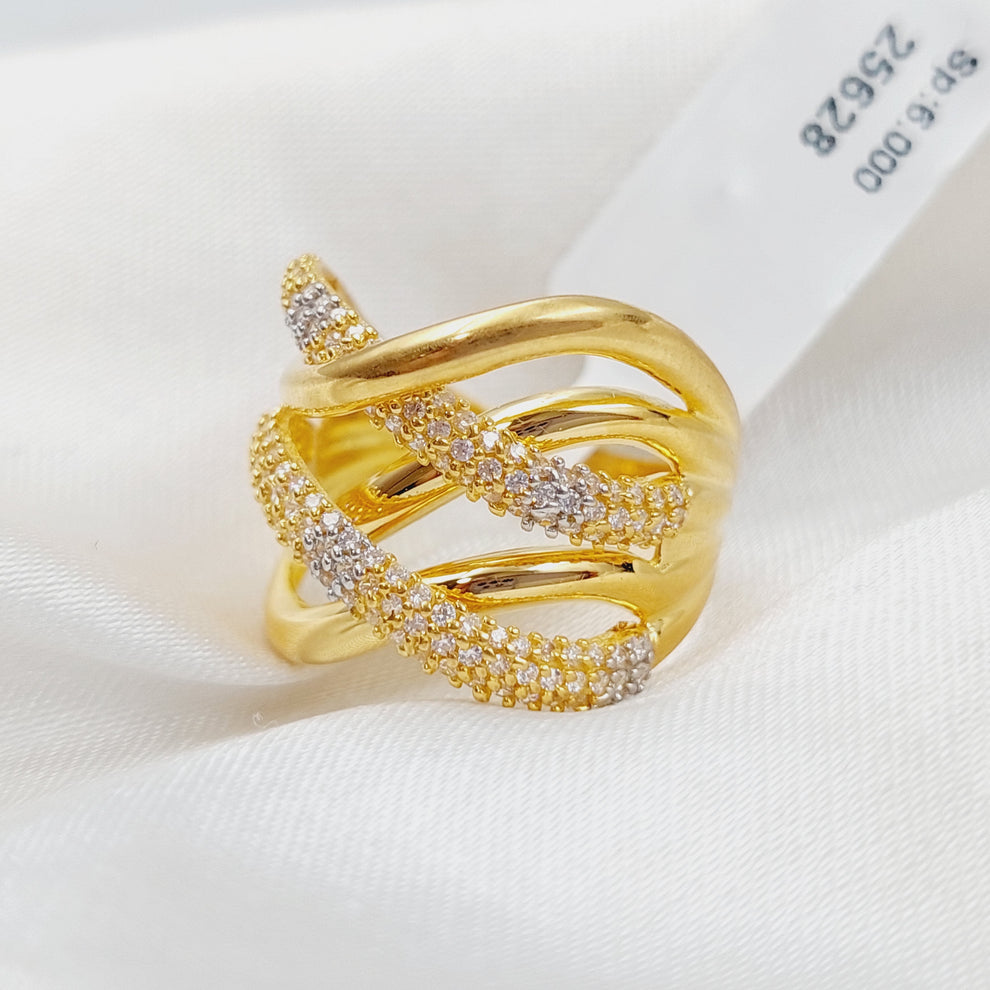 21K Gold Fancy Ring by Saeed Jewelry - Image 5