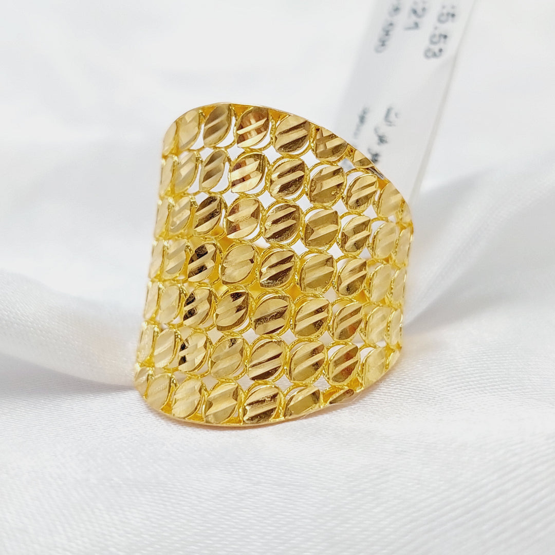 21K Gold Fancy Ring by Saeed Jewelry - Image 5