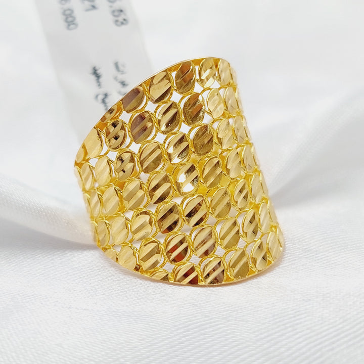 21K Gold Fancy Ring by Saeed Jewelry - Image 6