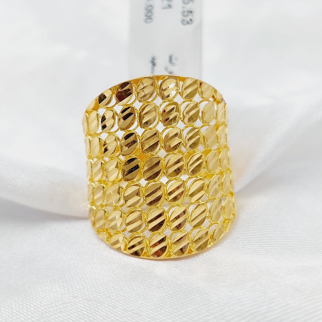 21K Gold Fancy Ring by Saeed Jewelry - Image 1