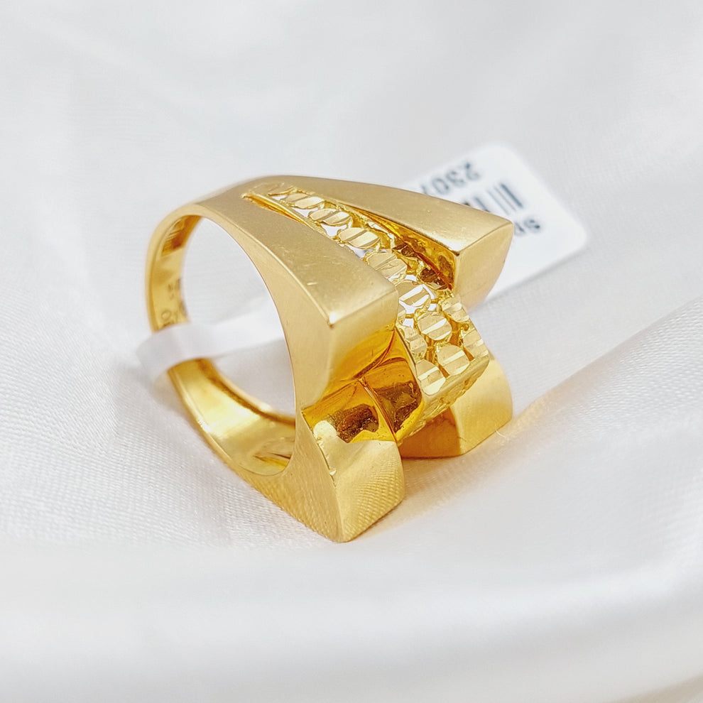 21K Gold Fancy Ring by Saeed Jewelry - Image 6