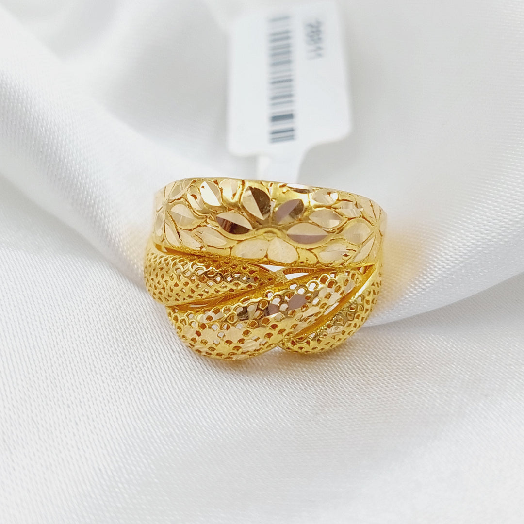 21K Gold Fancy Ring by Saeed Jewelry - Image 3