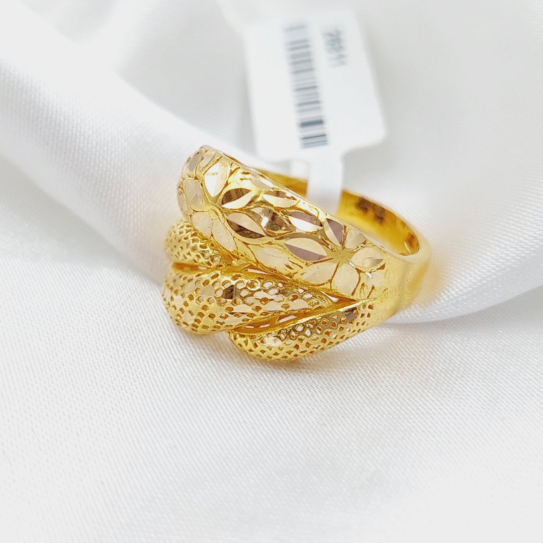 21K Gold Fancy Ring by Saeed Jewelry - Image 7