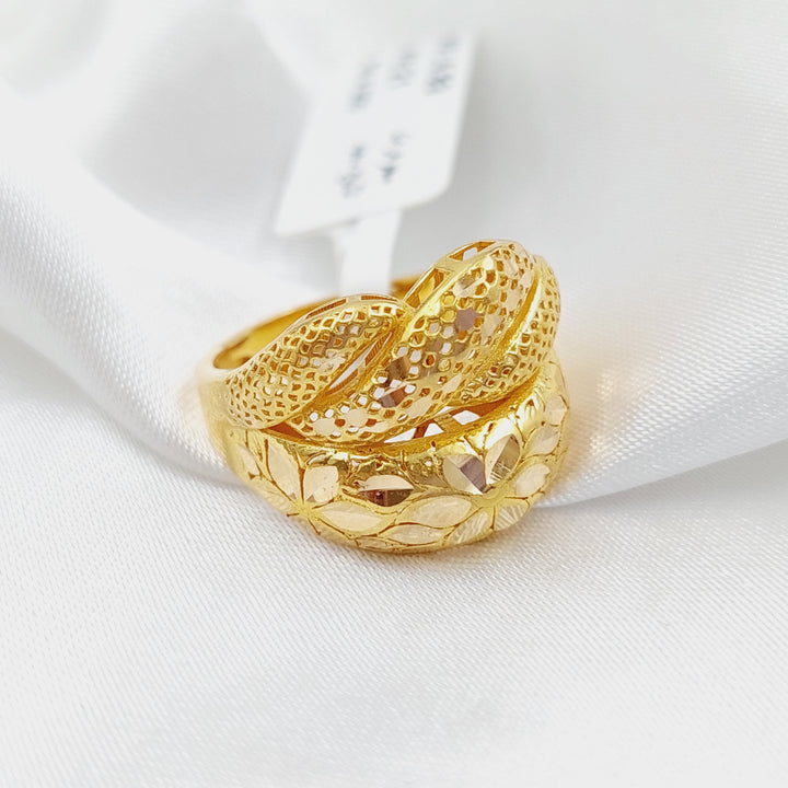 21K Gold Fancy Ring by Saeed Jewelry - Image 1