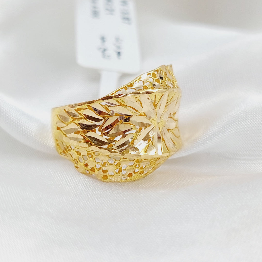 21K Gold Fancy Ring by Saeed Jewelry - Image 11