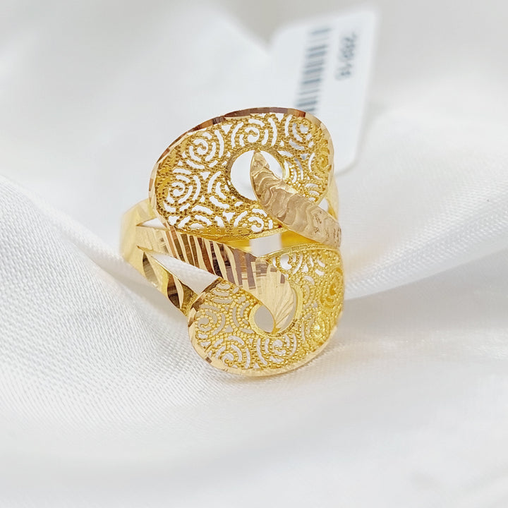 21K Gold Fancy Ring by Saeed Jewelry - Image 3