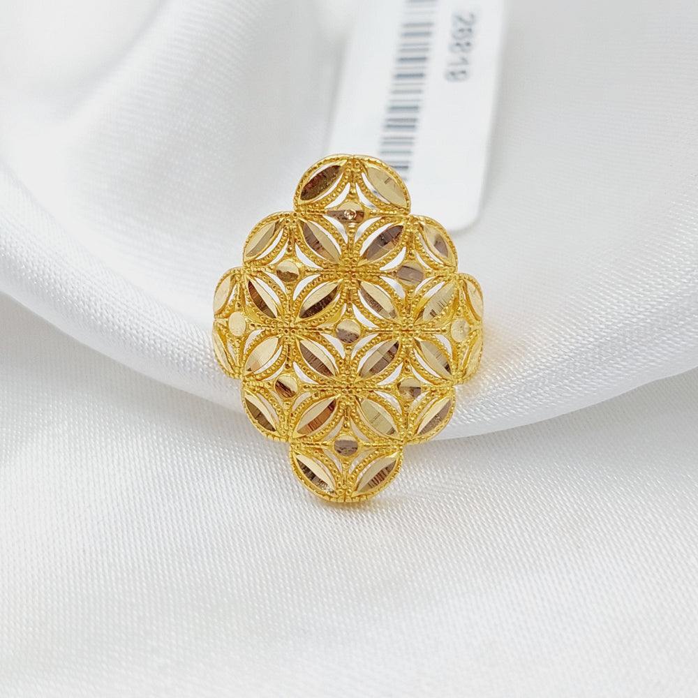 21K Gold Fancy Ring by Saeed Jewelry - Image 2