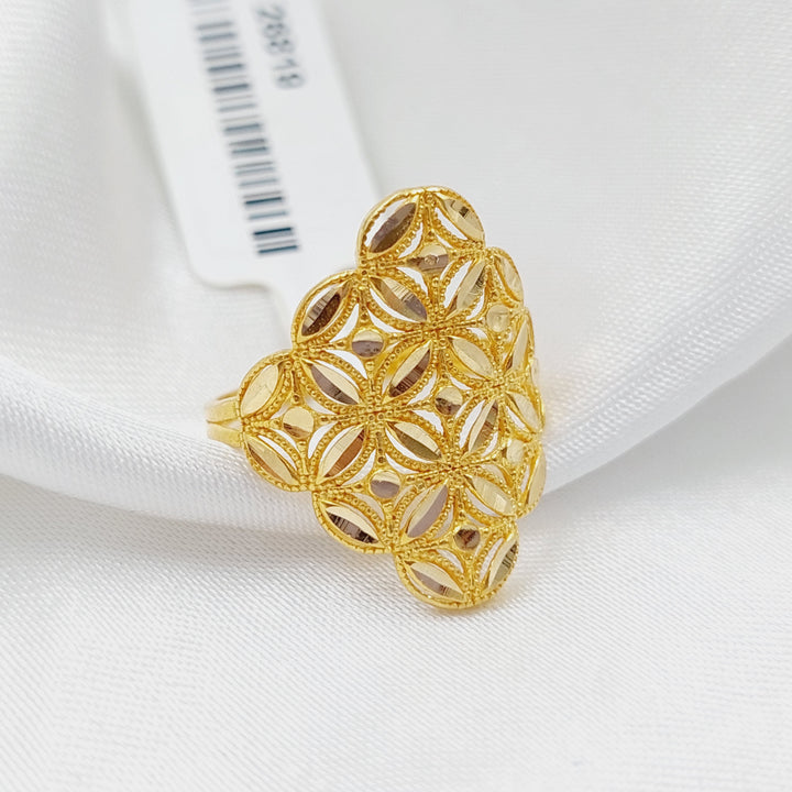 21K Gold Fancy Ring by Saeed Jewelry - Image 3