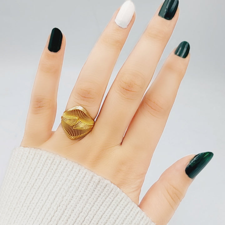 21K Gold Fancy Ring by Saeed Jewelry - Image 2