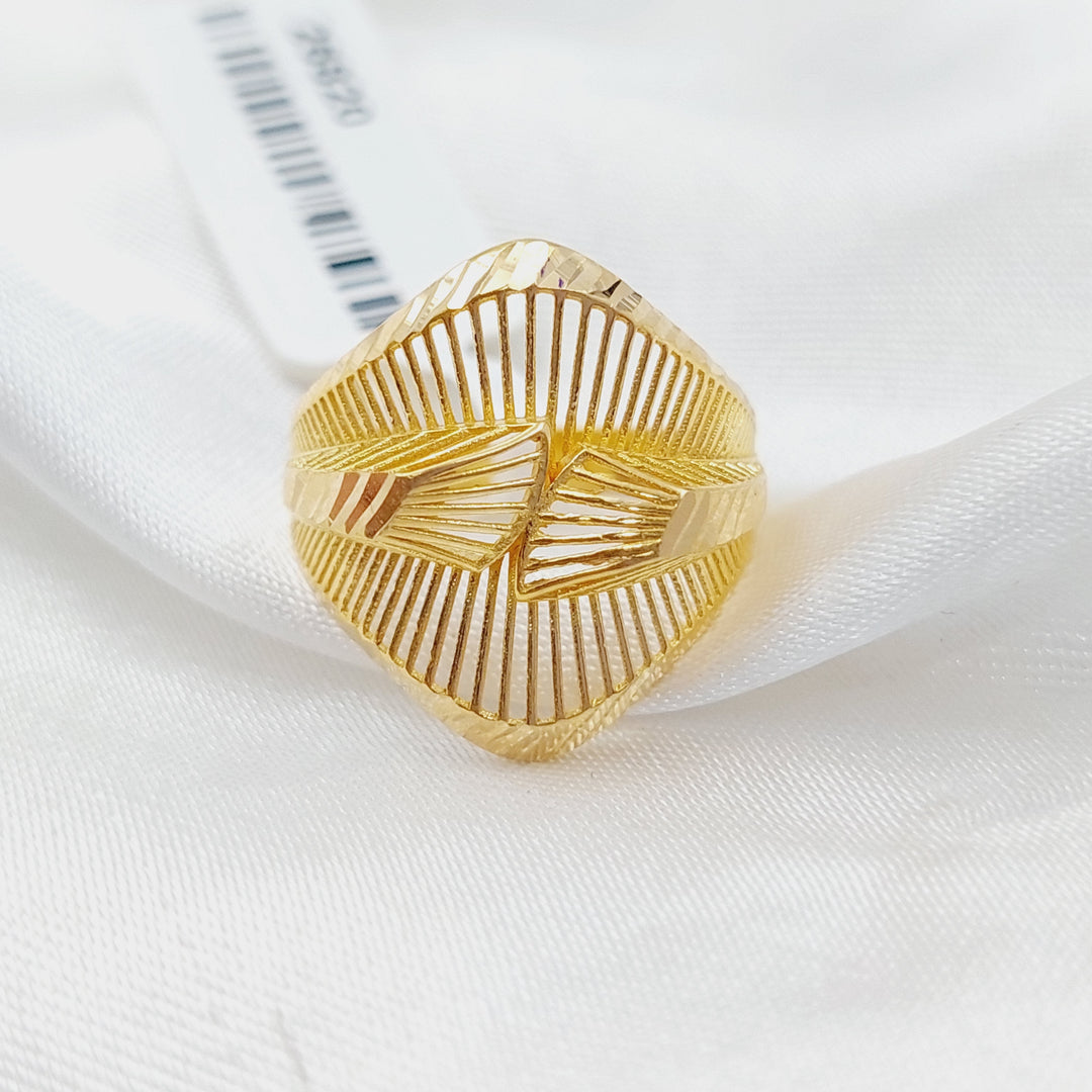 21K Gold Fancy Ring by Saeed Jewelry - Image 4