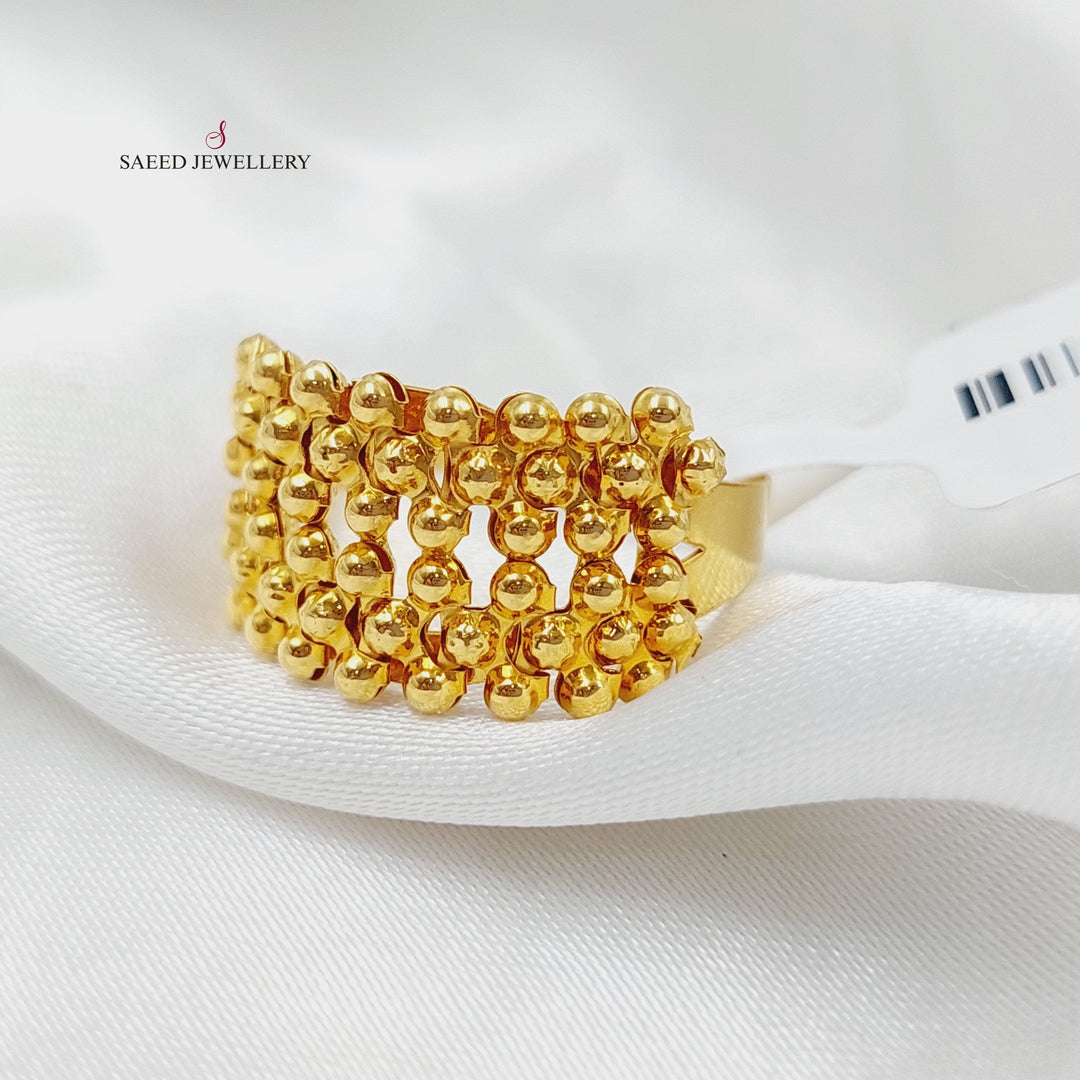 21K Gold Fancy Ring by Saeed Jewelry - Image 3