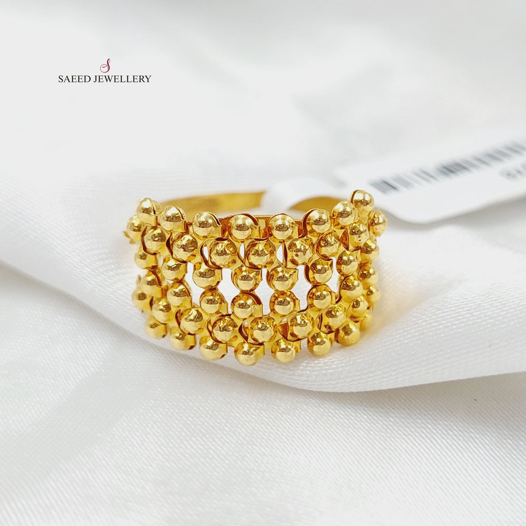 21K Gold Fancy Ring by Saeed Jewelry - Image 8