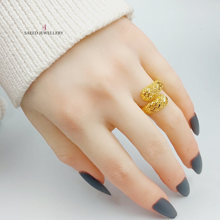 21K Gold Fancy Ring by Saeed Jewelry - Image 4