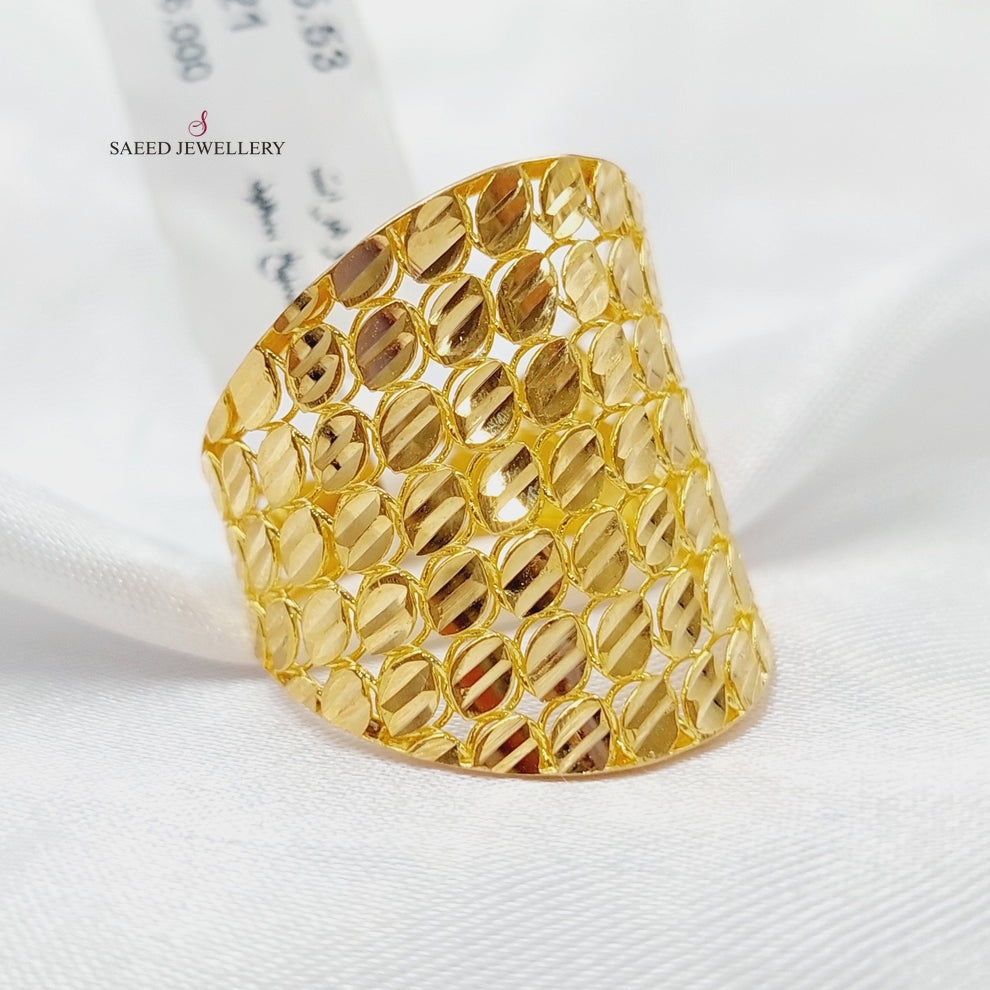 21K Gold Fancy Ring by Saeed Jewelry - Image 2