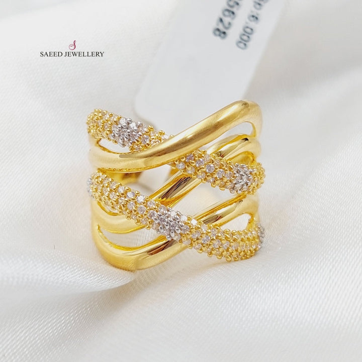 21K Gold Fancy Ring by Saeed Jewelry - Image 3