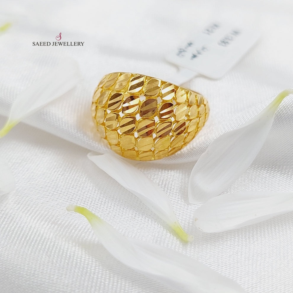 21K Gold Fancy Ring by Saeed Jewelry - Image 7