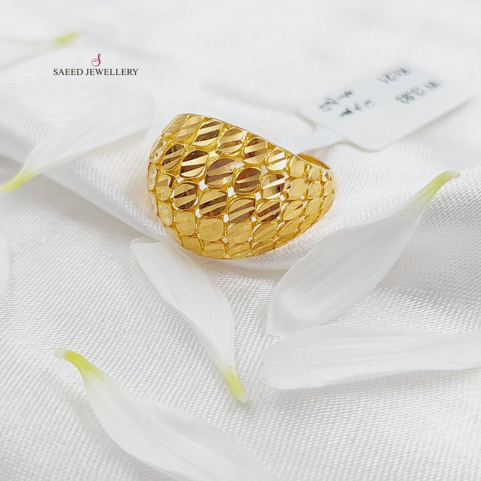 21K Gold Fancy Ring by Saeed Jewelry - Image 4