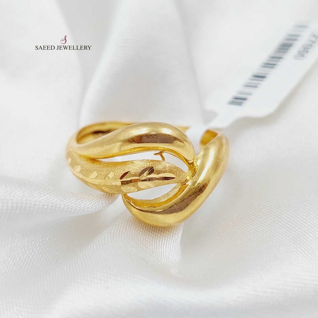 21K Gold Fancy Ring by Saeed Jewelry - Image 1