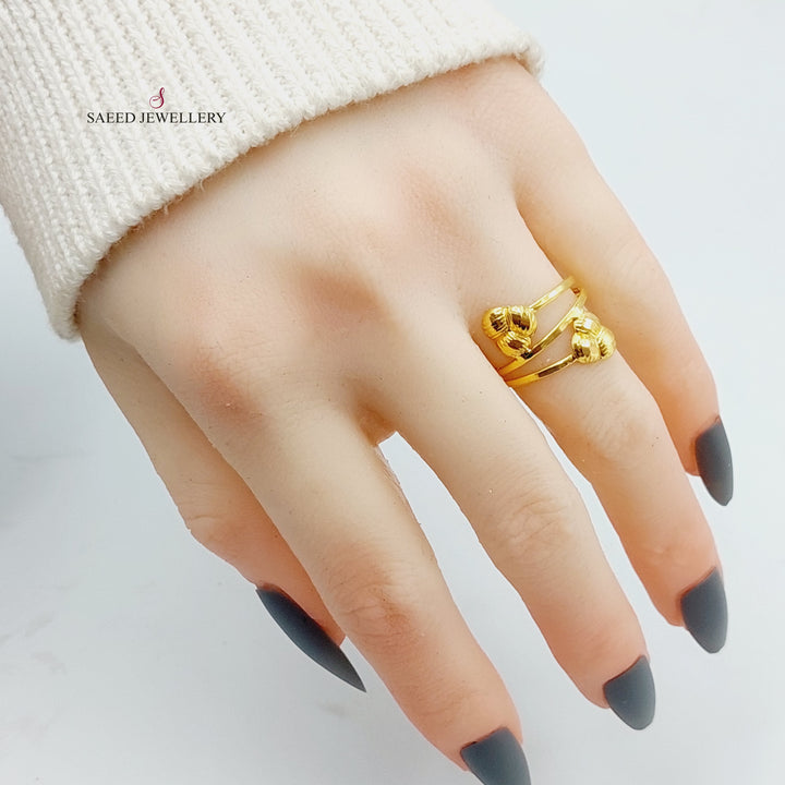 21K Gold Fancy Ring by Saeed Jewelry - Image 4