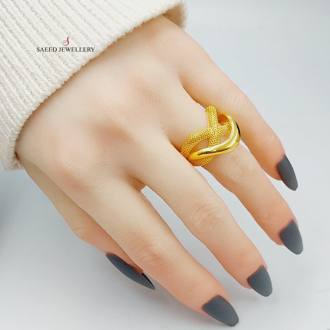 21K Gold Fancy Ring by Saeed Jewelry - Image 2