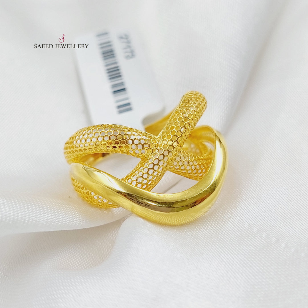 21K Gold Fancy Ring by Saeed Jewelry - Image 2