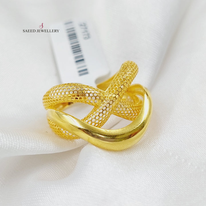 21K Gold Fancy Ring by Saeed Jewelry - Image 2