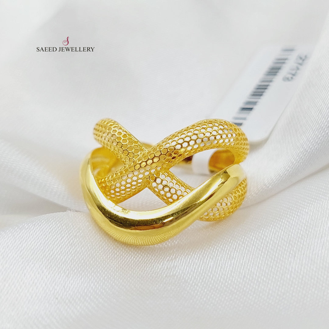 21K Gold Fancy Ring by Saeed Jewelry - Image 1