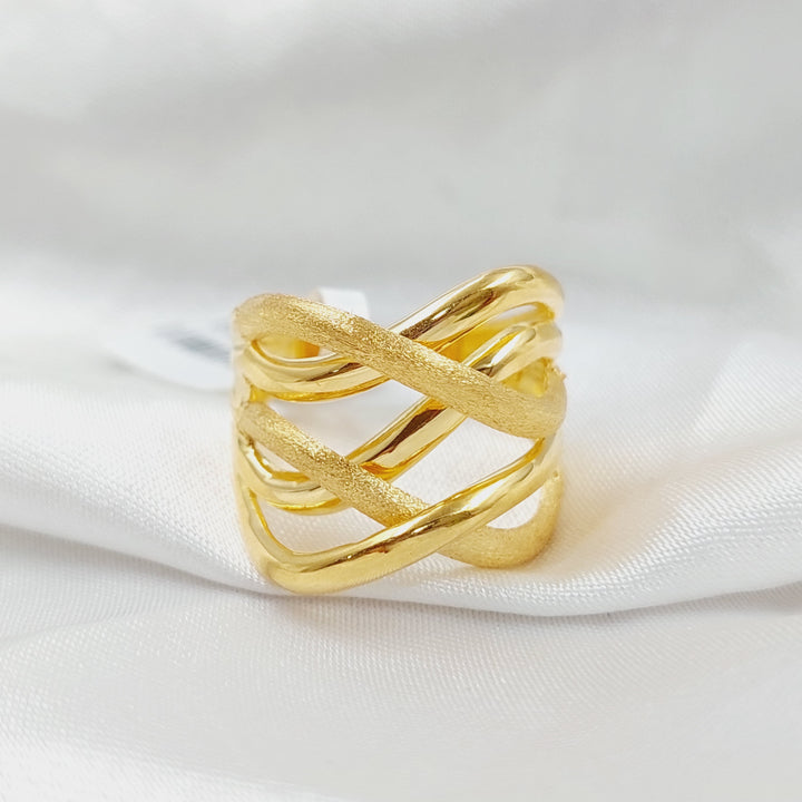 21K Gold Fancy Ring by Saeed Jewelry - Image 3