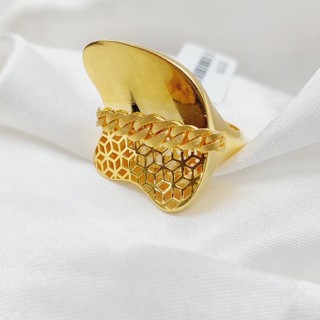 21K Gold Fancy Ring by Saeed Jewelry - Image 4