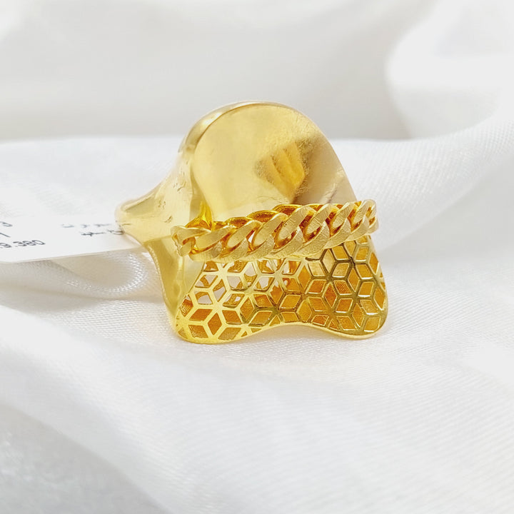 21K Gold Fancy Ring by Saeed Jewelry - Image 1