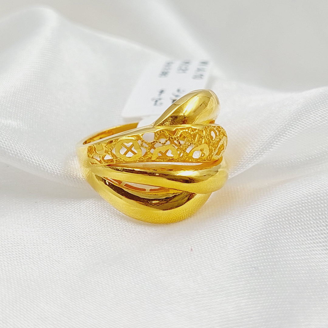 21K Gold Fancy Ring by Saeed Jewelry - Image 3