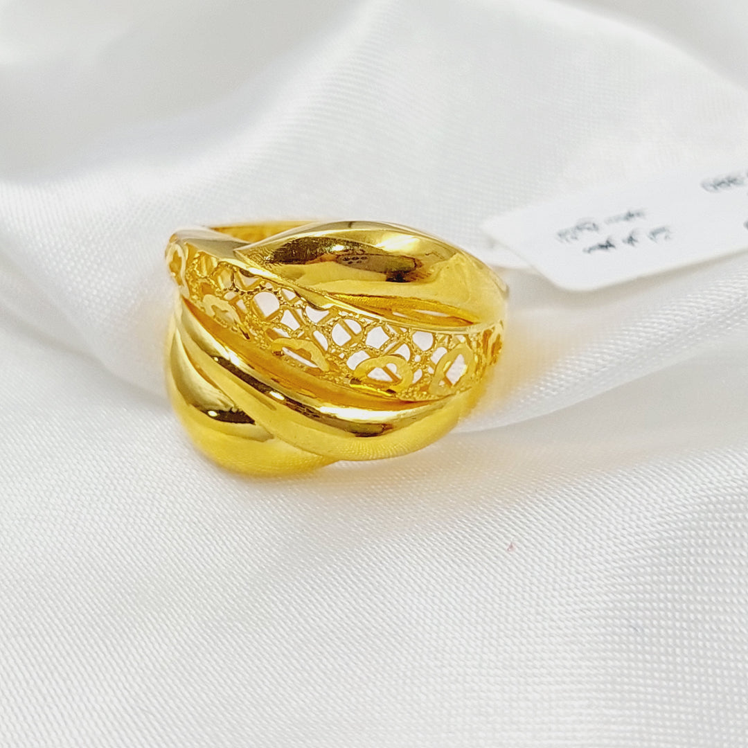 21K Gold Fancy Ring by Saeed Jewelry - Image 1