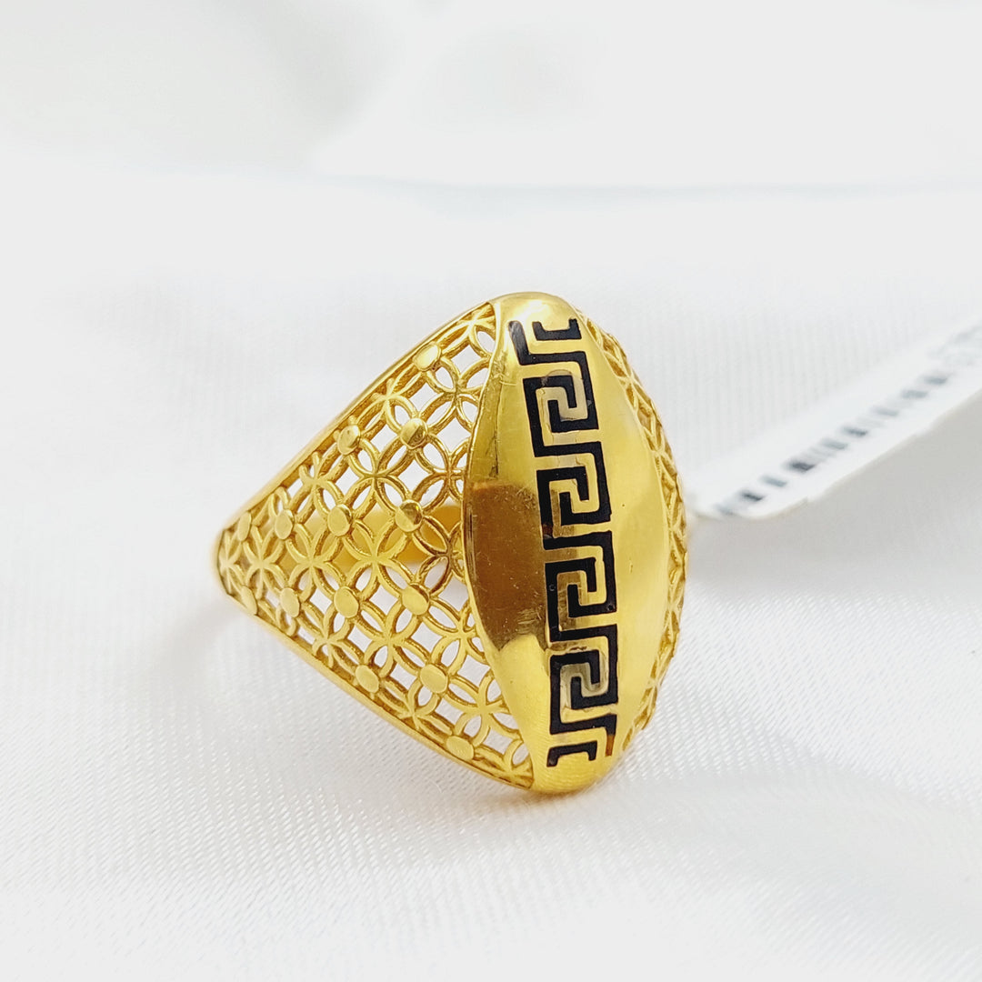 21K Gold Fancy Ring by Saeed Jewelry - Image 4