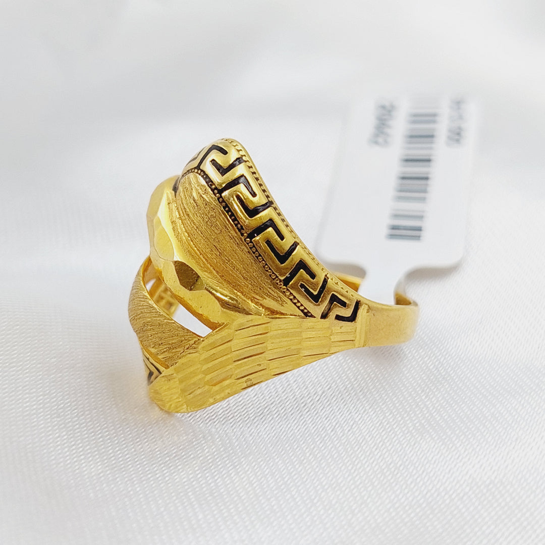 21K Gold Fancy Ring by Saeed Jewelry - Image 3