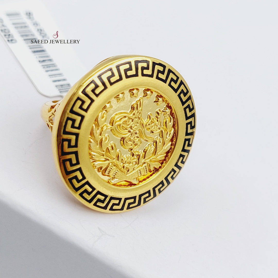 21K Gold Fancy Ring by Saeed Jewelry - Image 1