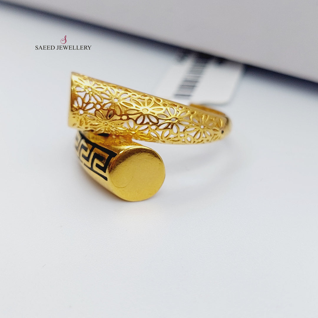 21K Gold Fancy Ring by Saeed Jewelry - Image 4