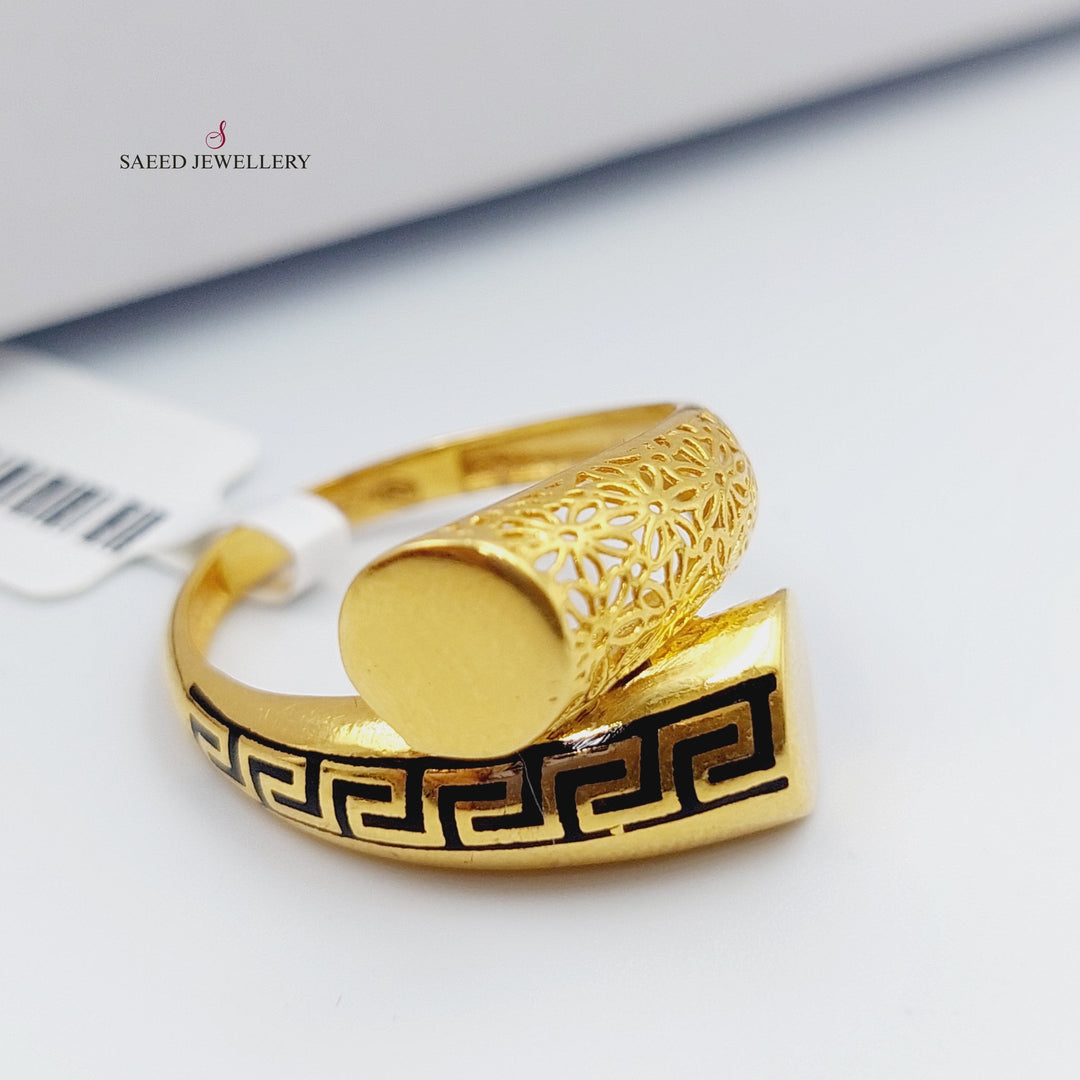 21K Gold Fancy Ring by Saeed Jewelry - Image 1