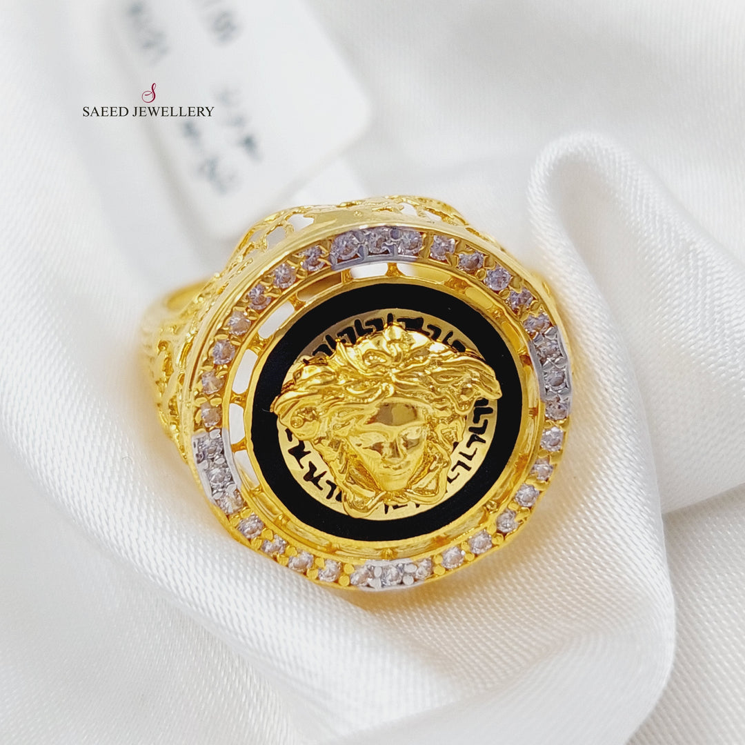 21K Gold Fancy Ring by Saeed Jewelry - Image 5