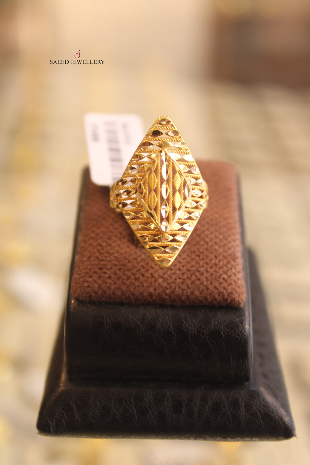 21K Gold Fancy Ring by Saeed Jewelry - Image 2