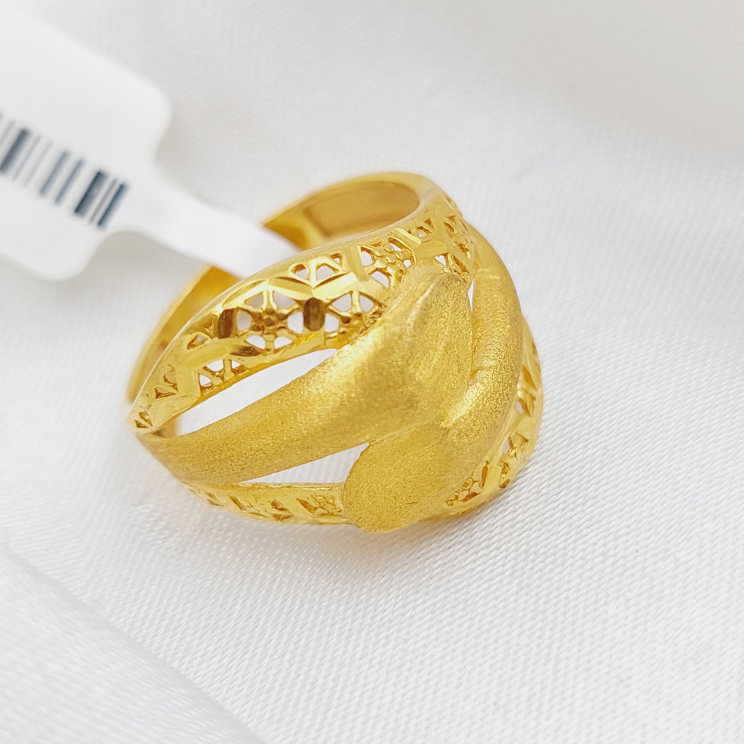 21K Gold Fancy Ring by Saeed Jewelry - Image 3