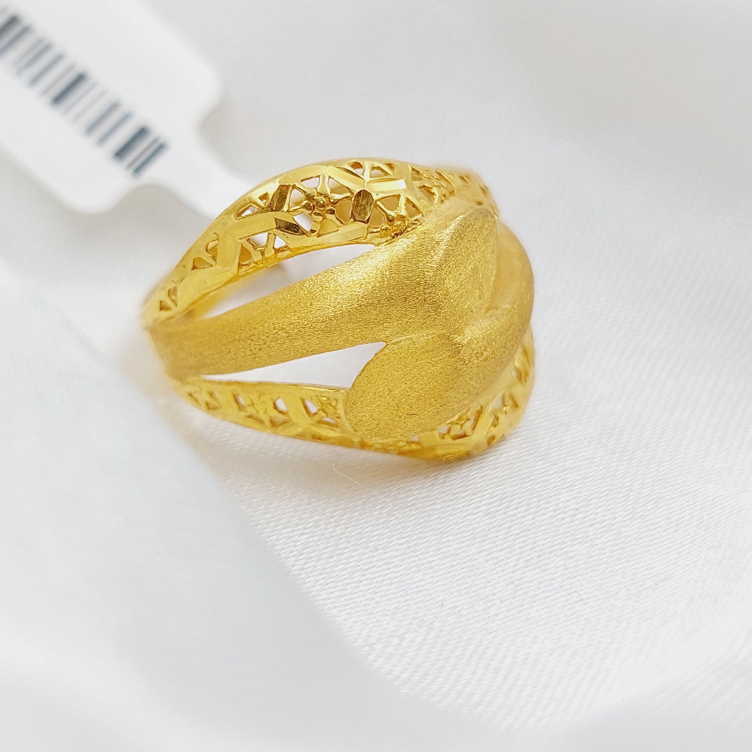 21K Gold Fancy Ring by Saeed Jewelry - Image 5